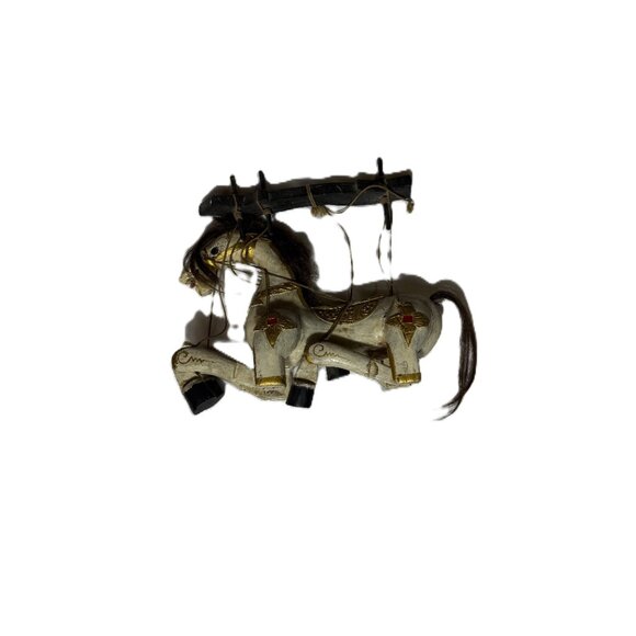 Vintage Wooden Horse Marionette String Puppet - Handmade - Picture 4 of 4